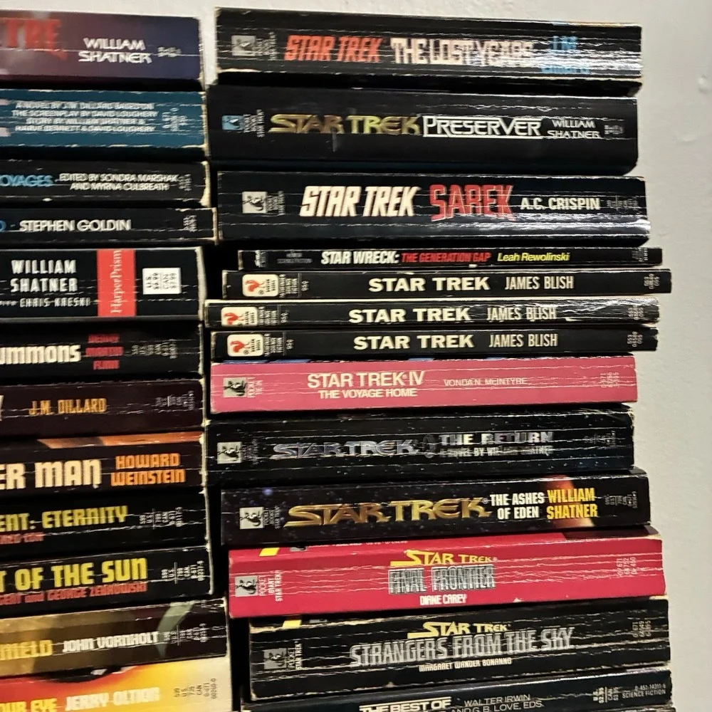 Star Trek TOS Pocket Books Lot 126 Books 88/97 Numbered + 38 Extra Novels